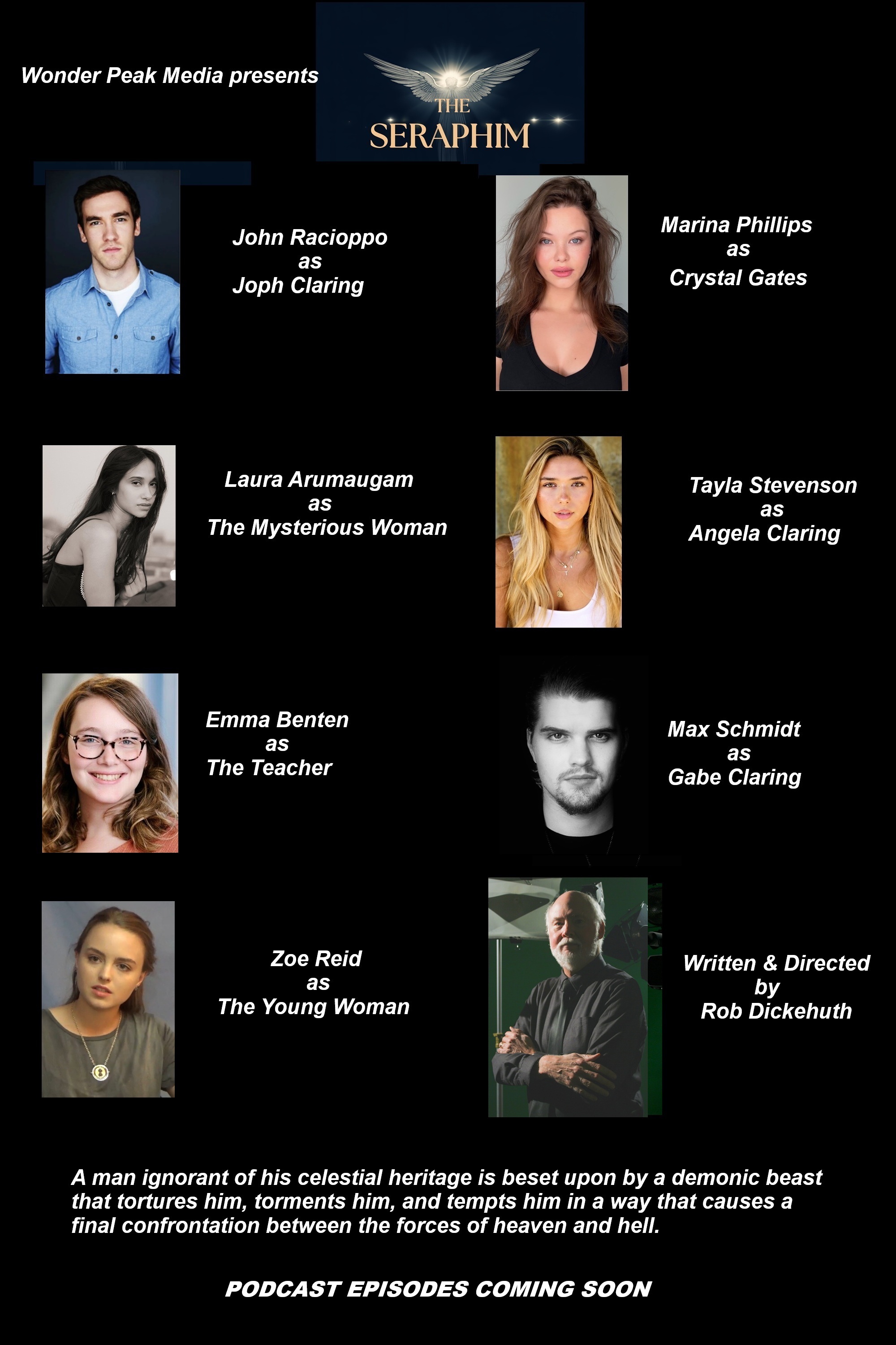 Cast of actors for The Seraphim